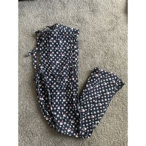 Vineyard Vines Christmas Pajama Flare Pants, Holiday Santa Hat PJ Pants size S